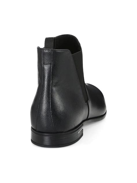 prada saffiano boots|Men's Boots .